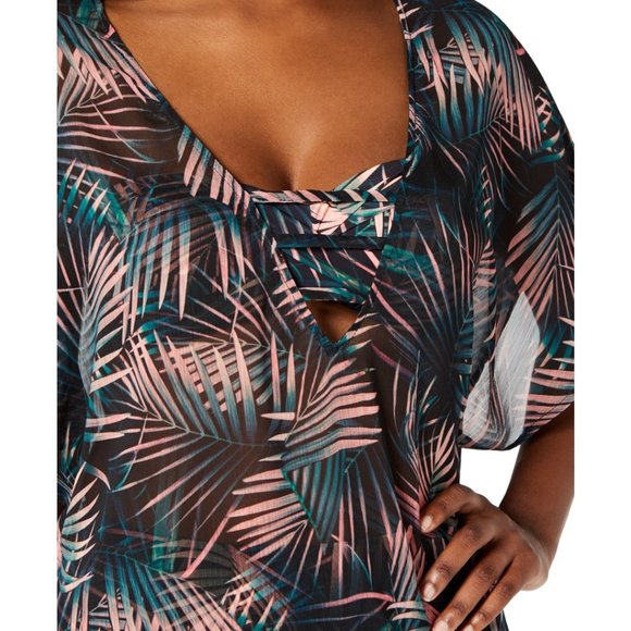NEW Bar III Bali Nights Printed Tunic Cover-Up - Picture 3 of 3